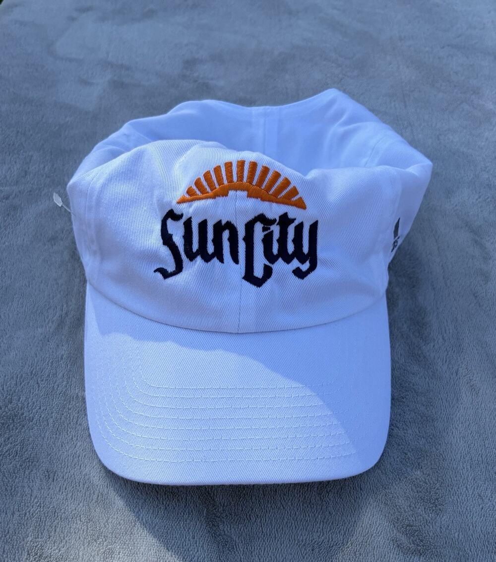 NEW UTEP Miners Adidas Unstructured Cap Hat Adjustable White “ Sun City”